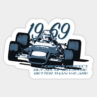 1969 Jack Stewart Formula Car Sticker